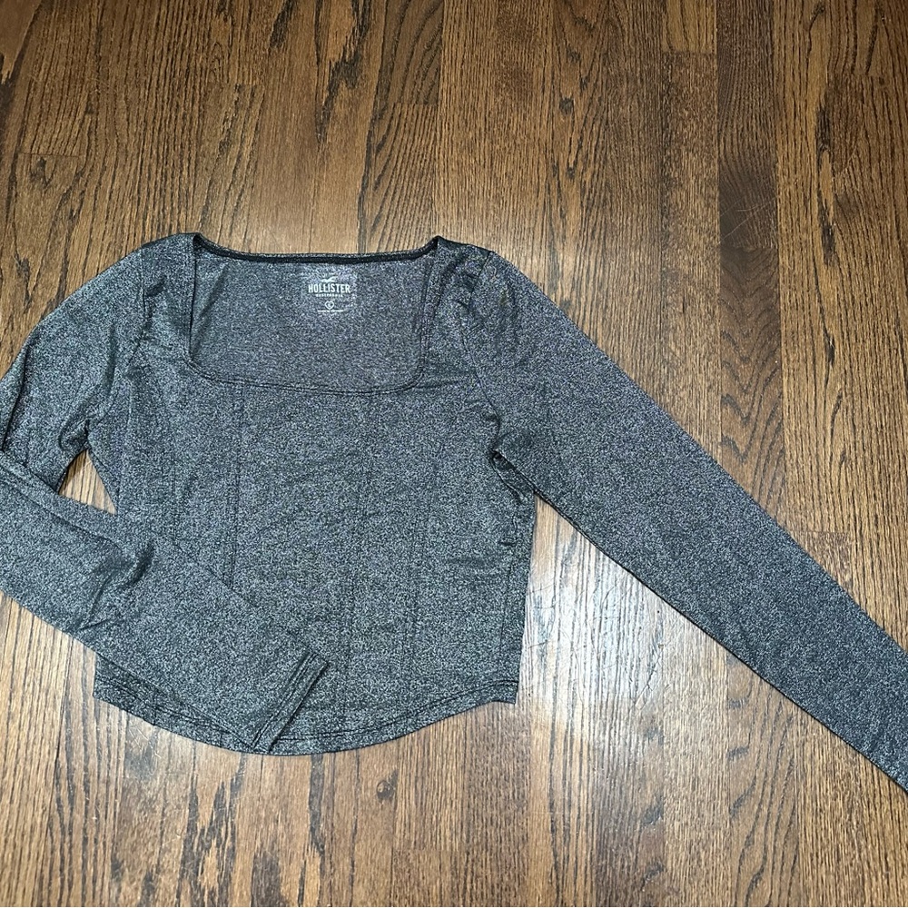 Hollister Sparkle Long Sleeve Women's Top